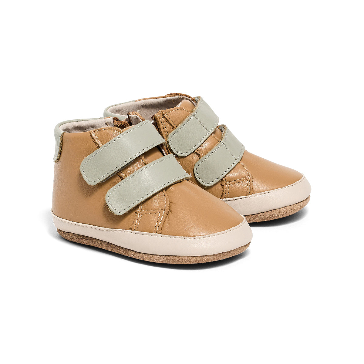 BABY HI-TOP Tan/Sage