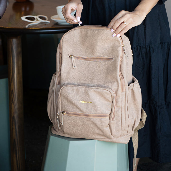CHLOE BACKPACK Natural Pebbled