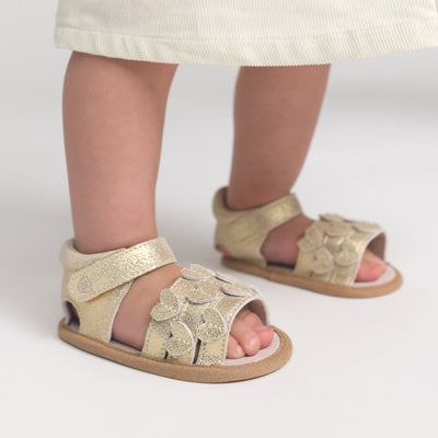 HEARTS SANDAL Gold Sparkle