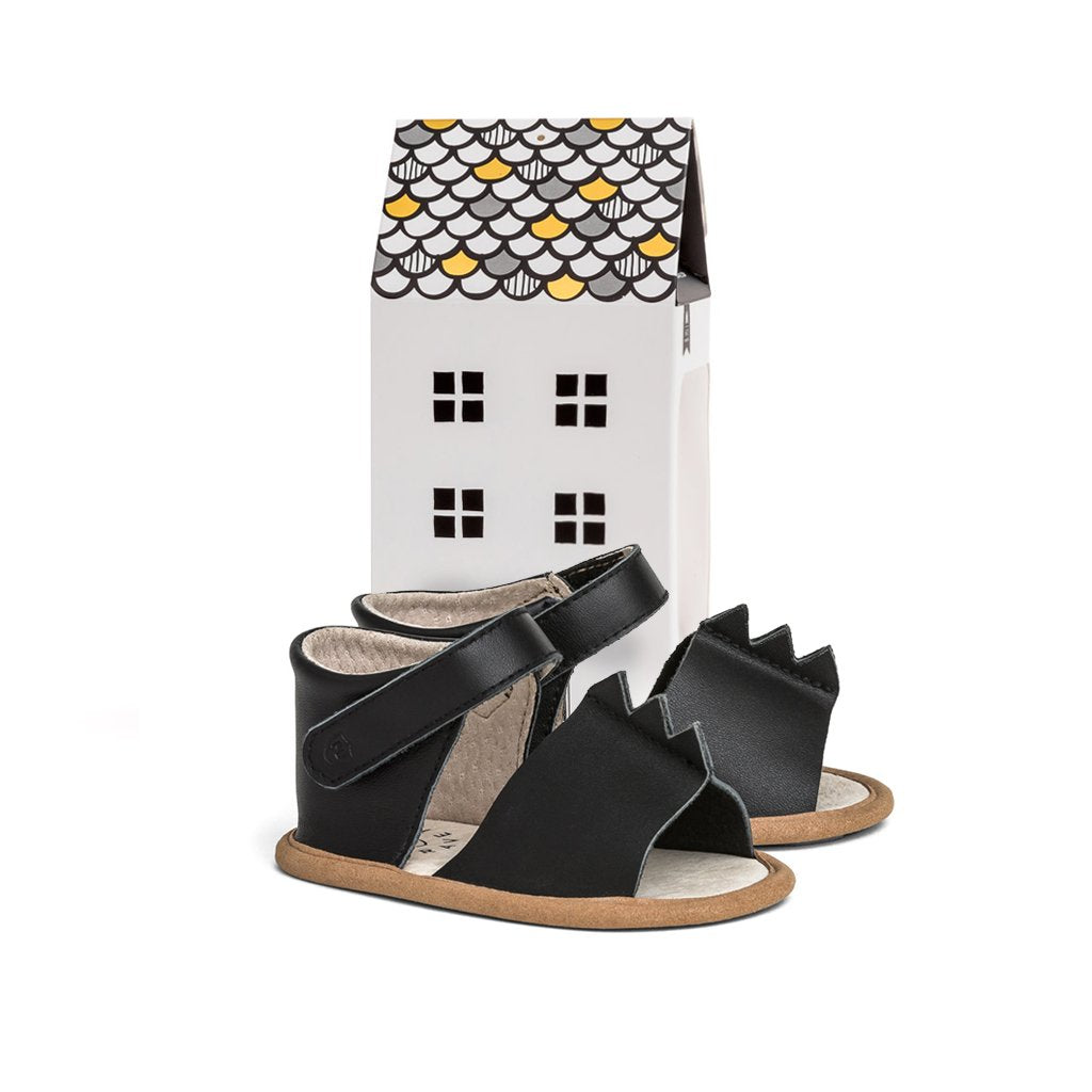 black dragon sandal box Pretty Brave baby shoes 