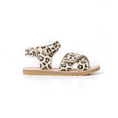 pretty brave child sandal leopard side