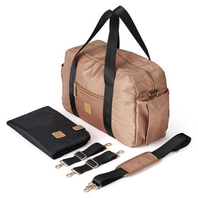 STELLA BABY BAG Caramel/Black