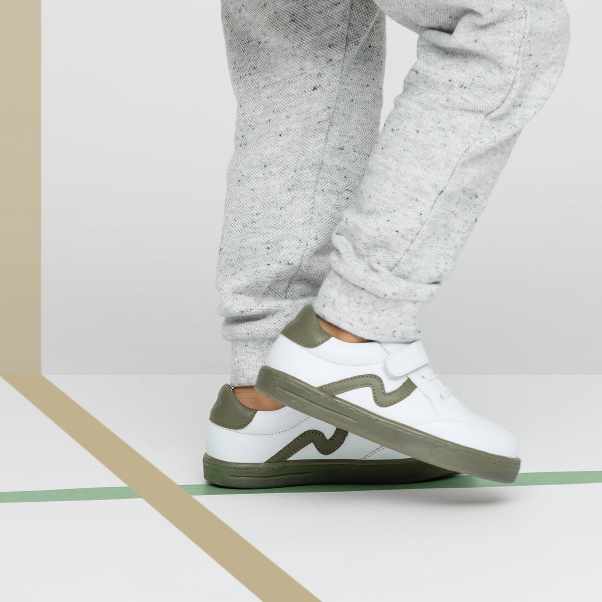 XO TRAINER White/Khaki
