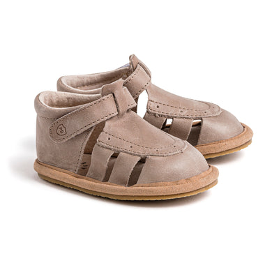Pair of Charlie sandals in Taupe colour