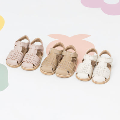 Three pairs of Frankie sandals