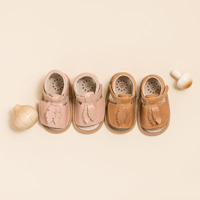 PHOENIX SANDAL Tan Leaf