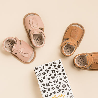 PHOENIX SANDAL Blush Leaf