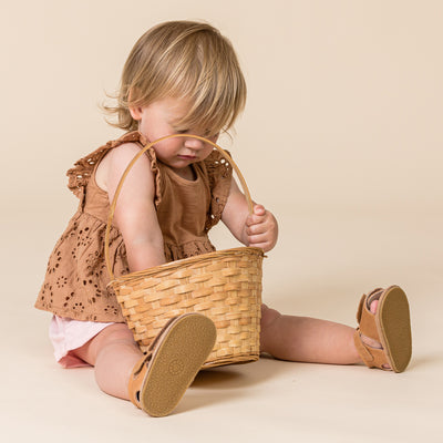 PHOENIX SANDAL Tan Leaf