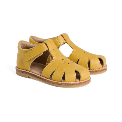 Macy T-Bar shoes in honey colour
