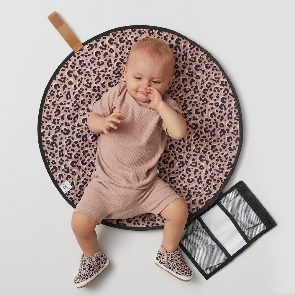 ROUNDABOUT CHANGE CLUTCH Blush Leopard