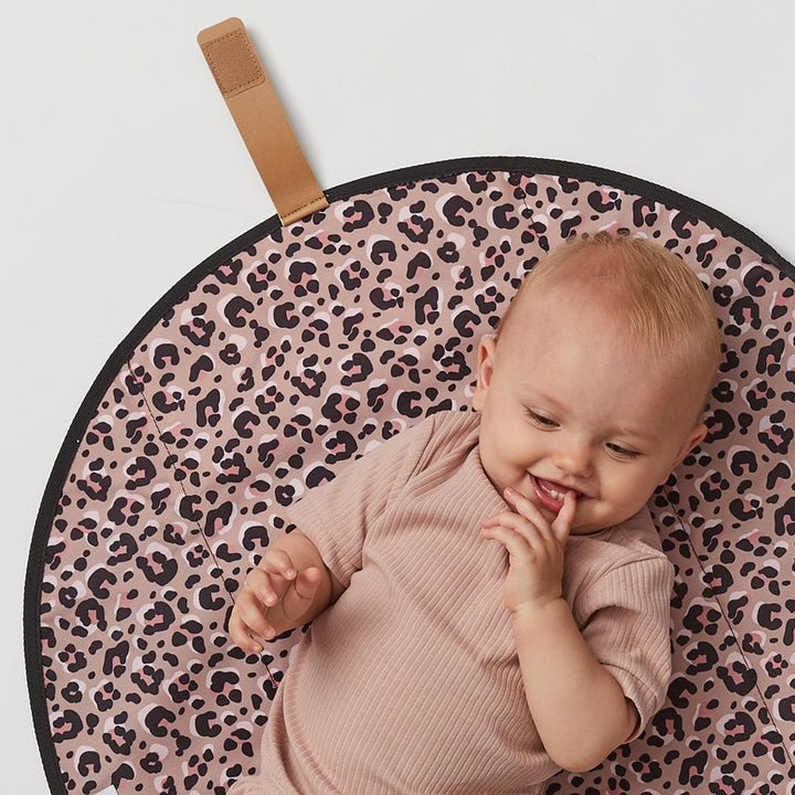 ROUNDABOUT CHANGE CLUTCH Blush Leopard